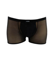 Boxer noir semi opaque - LM2502-67BLK